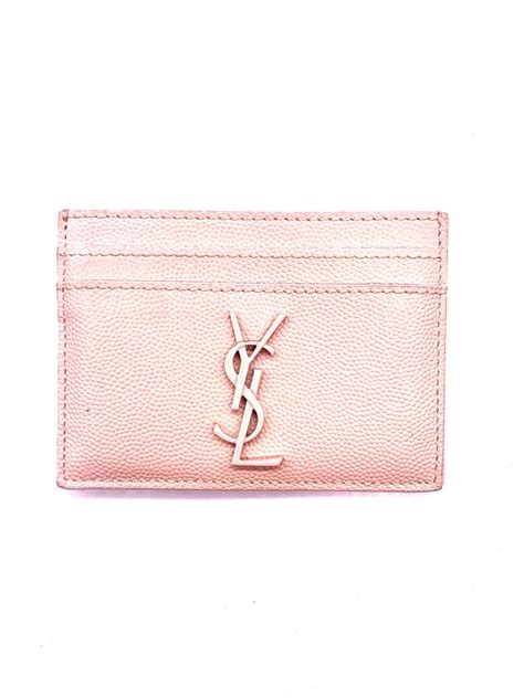 ysl tarjetero rosa|Saint Laurent.